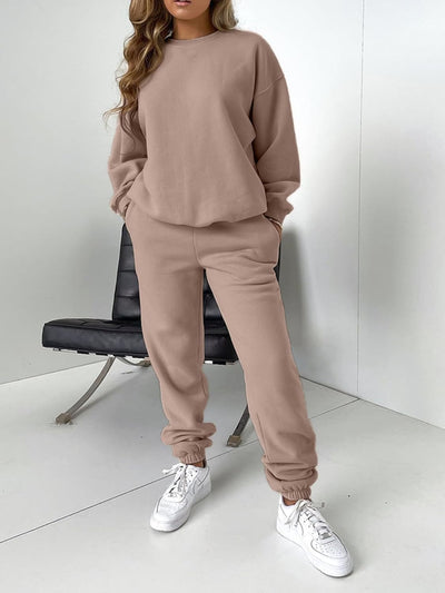 Sweatsuits for Women Set 2 Piece Jogging Suit Long Sleeve Pullover Sweatshirts Sweatpants Tracksuit Casual Outfits