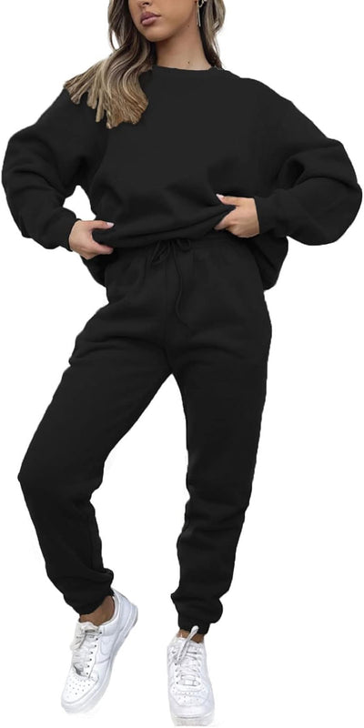 Sweatsuits for Women Set 2 Piece Jogging Suit Long Sleeve Pullover Sweatshirts Sweatpants Tracksuit Casual Outfits