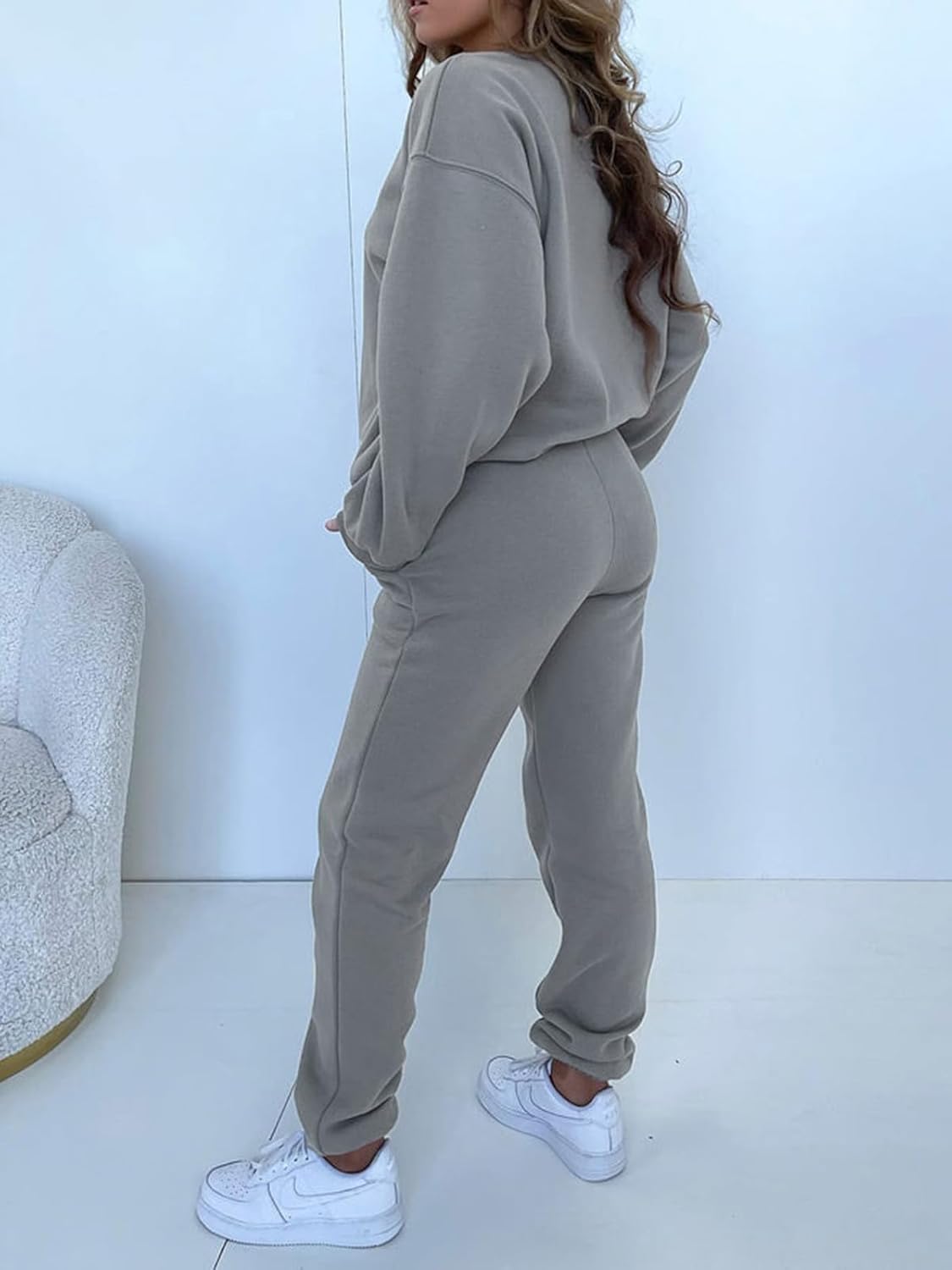 Sweatsuits for Women Set 2 Piece Jogging Suit Long Sleeve Pullover Sweatshirts Sweatpants Tracksuit Casual Outfits