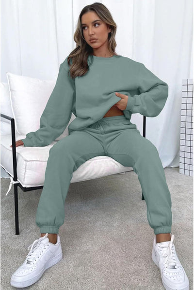 Sweatsuits for Women Set 2 Piece Jogging Suit Long Sleeve Pullover Sweatshirts Sweatpants Tracksuit Casual Outfits