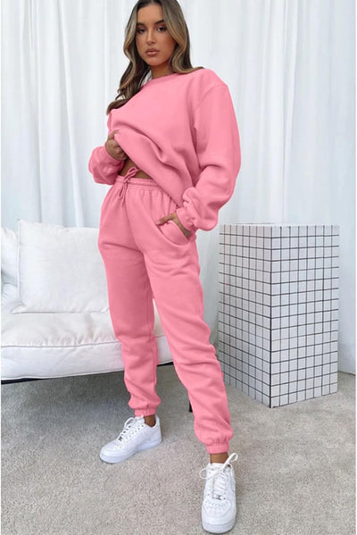 Sweatsuits for Women Set 2 Piece Jogging Suit Long Sleeve Pullover Sweatshirts Sweatpants Tracksuit Casual Outfits